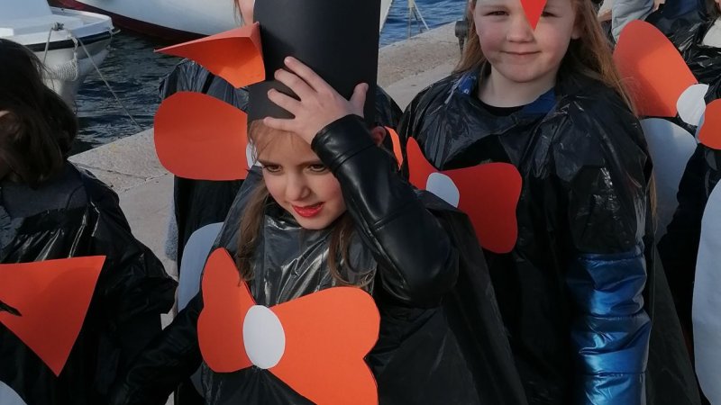 Vrtićarci u povorci na Pokladni utorak