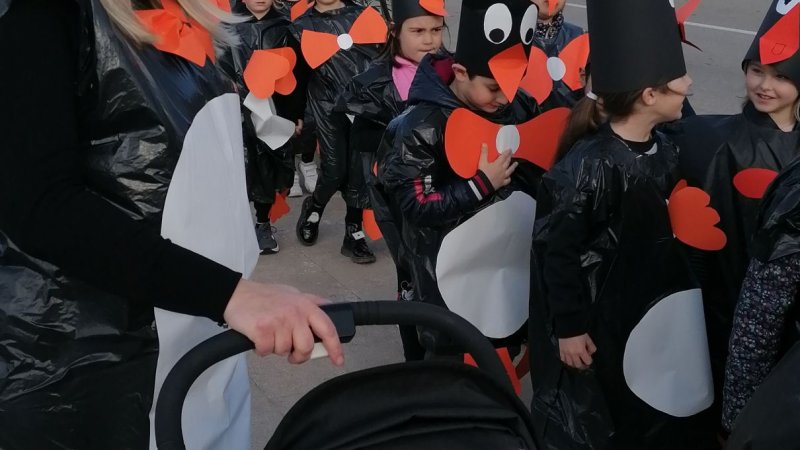 Vrtićarci u povorci na Pokladni utorak