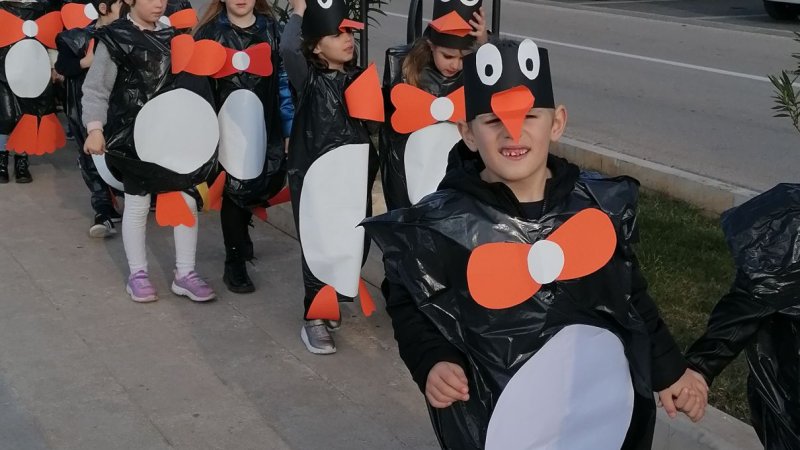 Vrtićarci u povorci na Pokladni utorak