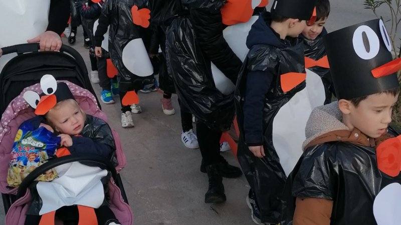 Vrtićarci u povorci na Pokladni utorak