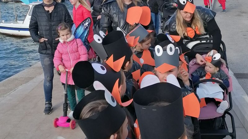 Vrtićarci u povorci na Pokladni utorak