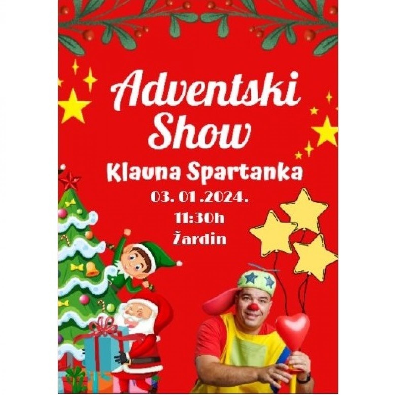 Klaun Spartanko u Žardinu
