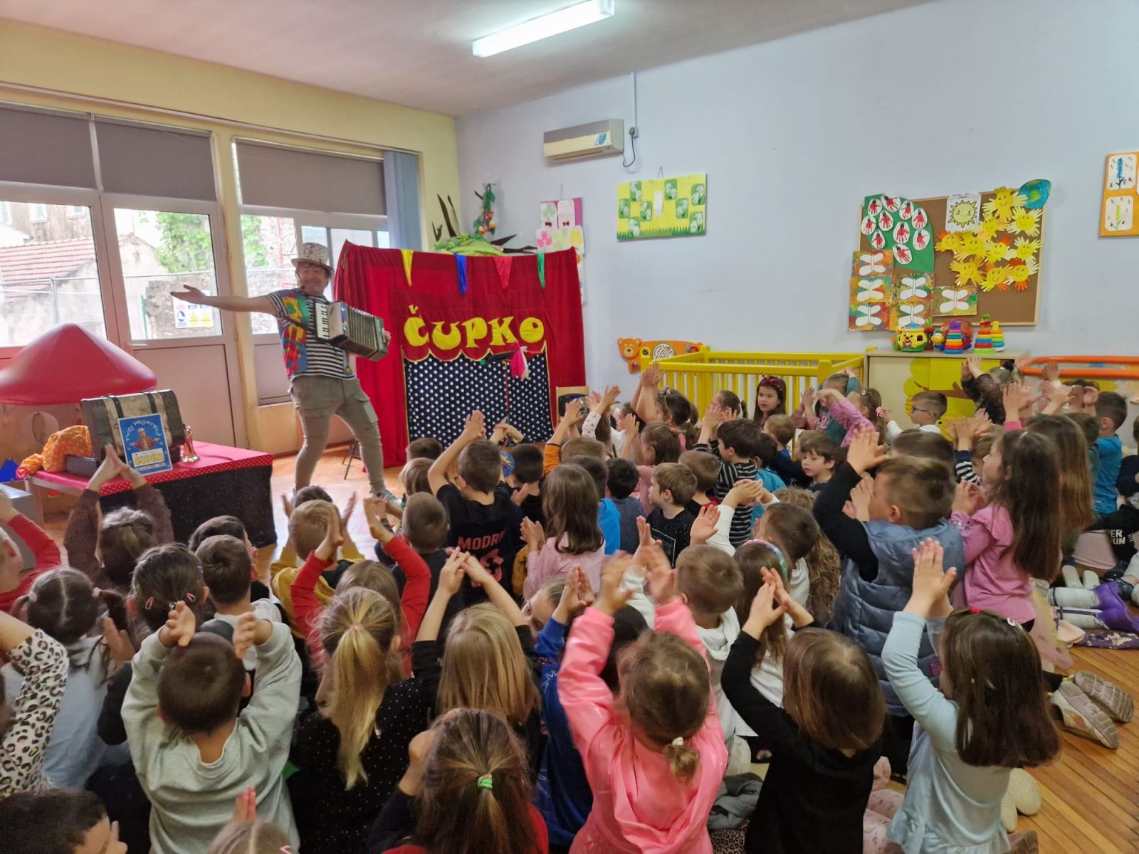 Klaun Čupko ponovno u našem vrtiću