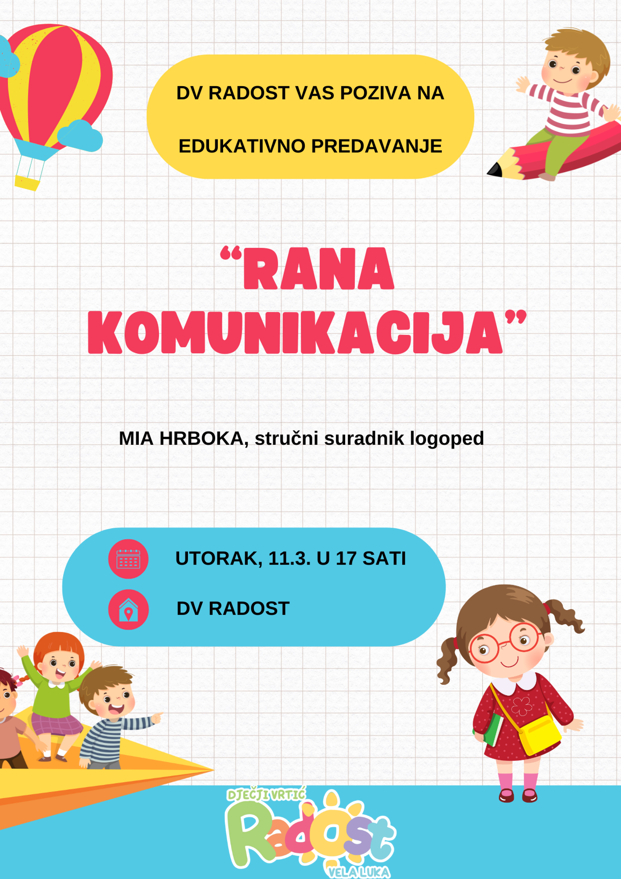 Edukativno predavanje "Rana komunikacija"