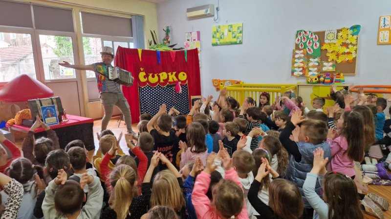 Klaun Čupko ponovno u našem vrtiću